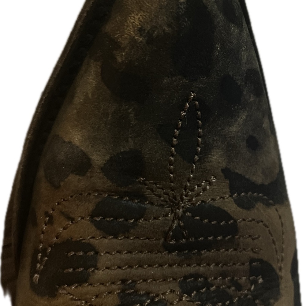 Liberty Black Chita Miel Leopard Ankle Booties - Picture 9 of 9